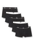 BOSS Mens Trunk 5P Essential Five-Pack of Stretch-Cotton Trunks with Logo waistbands