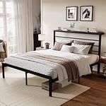 SHA CERLIN Full Size Bed Frame with