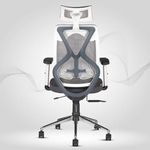 Human Method Delight High Back Ergonomic Revolving Chair | 2D Arms | Seat Slider | Adj Lumber Support | Multi Lock