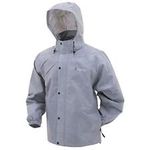 Frogg Toggs Men's Pro Action Rain Jacket, Cloud Gray SKU - 131164