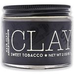 18.21 Man Made Hair Clay Pomade with Matte Finish for Men, Sweet Tobacco, 2 oz - Professional Hair Styling and Sculpting Clay Pomade for Short to Medium Length Hairstyles - Medium-Hold, Shine-Free