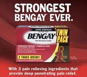 Ben Gay Ultra Strength Pain-Relieving Cream 4 oz, /2 pk (8 Oz Total)