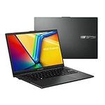 ASUS Vivobook Go 14 Laptop, 14” FHD Display, AMD Ryzen 5 7520U Processor, 8GB RAM, 512GB SSD, Windows 11 Home, Mixed Black, E1404FA-AS51-CA