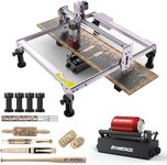 ATOMSTACK A5 PRO La*ser Engraving Machine with R3 Rotary Roller, 40W Cutting Machine, CNC Engraver Cutter with Ultra-Fine Compressed Spot, DIY Engraving Machine for Wood, Metal, Acrylic