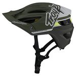 Troy Lee Designs A2 MIPS Adult Open Face Helmet XC MTB TRAIL (M/L (57-59 cm), Silhouette - Green)