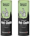 Squirrel's Nut Butter Anti Chafe Balm Compostable Tube - All Natural, Paraben Free - Restorative Skin Salve and Blister Prevention, 56g (2 oz) 2-Pack