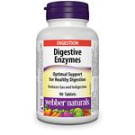 Webber Naturals Digestive Enzymes, 90 Tablets, Digestive Support, Vegan