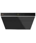 FOTILE JQG7501 Range Hood Under Cabinet Kitchen Stainless Steel Wall Mount with LED Light (Black, 30 inch)