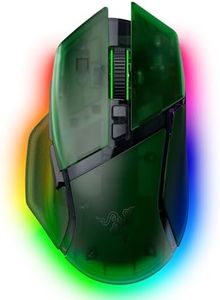 Razer Basilisk V3 Pro 35K Phantom Green Edition - Fully Customizable Wireless Ergonomic RGB Gaming Mouse (4-Way Scroll Wheel, Optical 35K DPI Sensor, 13 Customizable Buttons) Phantom Green