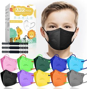 Kids KN95 Face Mask Disposable - 50 Pack KN95 Kid Masks Children Small Size Kids Breathable KN95 Mask Mascaras KN95 Para Niños