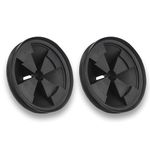 2 Pcs Garbage Disposal Splash Guard 3-3/8" Kitchen Sink Baffle Rubber Drain Cover Quiet Collar Sink Baffle 3 Point Rubber Splash Guard