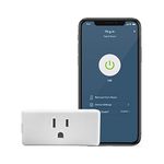 Leviton D215P-2RW Decora Smart Wi-Fi Mini Plug-in Switch (2nd Gen), Works with Hey Google, Alexa, Apple HomeKit/Siri, and Anywhere Companions, No Hub Required , White