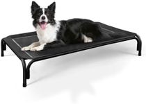 DOPEDIO Raised Dog Bed Black L Size