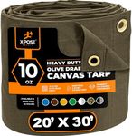 Xpose Safety Canvas Tarp - 10oz Oli