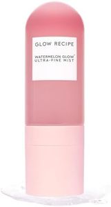 Glow Recipe Watermelon Glow Facial Spray + Hydrating Mist - Ultra-Fine Face Mist with Hyaluronic Acid + Hibiscus AHA to Refresh Dry Skin & Enhance Dewy Makeup - Suitable for All Skin Types (75ml)