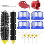 REPLACEMENTOR 10 Pack Replacement Parts for iRobot Roomba 600 Series, Filter Side Brush & Bristle and Beater Brush Accessories Kit for Roomba 675 690 680 670 660 655 651 650 630 620 595 529 528