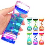 Liquid Motion Bubbler Sensory Toys - 6 Pack Liquid Timer Sensory Toys for Autistic Children, Sensory Bottle for Kids and Adults, Calming Tool for Autism, Anxiety, ADHD, Liquid Motion Classroom Prizes