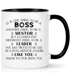 Joymaking Boss Gift for Men Women Coffee Mug 11oz Boss Mug for Leader Manager Birthday Retirement Best Boss Gifts for Men - Thank You for Being You