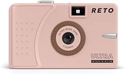 Reto Ultra Wide and Slim 35 mm Film Camera, Pastel Pink