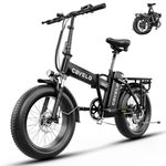 DriftGod Folding Electric Bike for Adults – 1000W Motor, 20"x3" Fat Tire, 48V Removable Battery, All-Terrain E-Bike with 7-Speed, Front Suspension – Powerful Foldable Ebike for Commuter