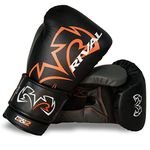 RIVAL Boxing Gloves RS11V Evolution Black Workout Sparring Training Gloves (16oz)