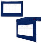 SCOCANOPY SideWall for 10x10 Canopy Frame, 2 SunWall Only,Navy Blue