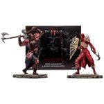 McFarlane Toys - Diablo IV Rend Barbarian and Blood Necromancer 2pk Gold Label 1:12 Scale Posed Figures, Gold Label, Amazon Exclusive