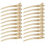 Korintin Hair Clips Women 24 pcs, Pin Curl Clips, Crocodile Cips Hair, No-Trace Sectioning Hair Clips, for Salon and Home Hair Cutting Clips for Hairdresser, Women, Men (3.50 Inch)