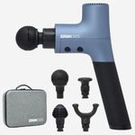 Ekrin Athletics 365 Massage Gun - Ergonomic Deep Tissue Back & Neck Massager for Pain Relief & Soreness - 4 Speeds & Attachments - Long Battery Life & Noise Insulation
