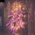 Grab Classy Cotton Dream Catcher (4.7 x 13.8 inch, Purple)