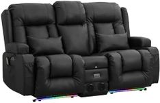 URRED Power Loveseat Recliner Sofa,