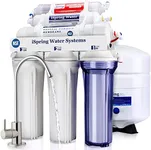 iSpring RCC7AK 6 Stage Reverse Osmosis Water System Under Sink with Alkaline Remineralization, NSF Certified, 75 GPD, TDS Reduction