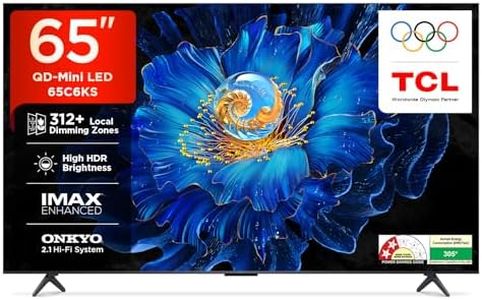 TCL 164 cm (65 inches) 4K Ultra HD Smart QD-Mini LED Google TV 65C6KS