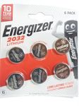 Energizer Lithium Batteries 2032-6 Pack