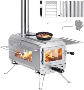 Gonex Hot Tent Stove, Portable Camping Wood Burning Heating Camp Stove