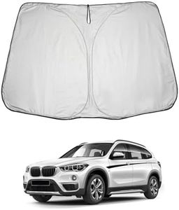 LUWU for 2016-2024 BMW X1 F48 Windshield Sun Shade Windshield Sunshades 2024 BMW X1 F48 Accessories Sunshade Cover Block UV Ray Front Window Sunshade