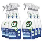 Cif Cleanboost Power & Shine Bathroom Spray 100% soap scum & limescale removal for cleaning ceramic, chrome, enamel, plastic, and stainless-steel surfaces 700 ml Bulk Buy (6)