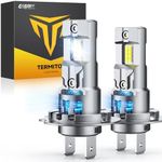 FAHREN H7 fog light bulbs, 70000LM 12X -Upgraded Brightness, 70,000 Hours Lifespan, Real 1:1 Halogen Mini Size, 6500K Cool White, 1:1 Mini Size, Plug and Play, Pack of 2 (2026 Updated)