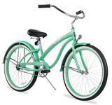 Firmstrong Bella Classic Single Speed Beach Cruiser Bicycle, 24-Inch, Mint Green