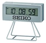 SEIKO Olympia Limited Edition Mini Marathon Bedroom Alarm Clock, Silver