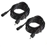 ECOWHO Extension Cable, 2 Pack Extension Lead Waterproof Cord Anti-Corrosion Wiring for Garden Lights Path Lighting LED Landscape Spotlights (4m)