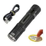 Nitecore EDC33 4000 Lumen Compact EDC Flashlight, USB-C Rechargeable, High Lumen Throw and Flood Beam