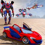 US Police Robot Car Transformation: Robot Battle Attack: Ultimate Flying Robot: Futuristic Robot Car Shooting Battle: Real Robot Fighting Simulator: Tanks War Robot: Mech Robots Survival: Robot Games