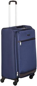 Amazon Basics Soft-Sided Luggage / Suitcase Travel Spinner with 4 Wheels - 74cm / 29 inches, Navy Blue