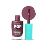 SUGAR POP Nail Lacquer 14 Berry Me (Mauvish Nude) | Dries In 45 Seconds | Chip-Resistant | Glossy Finish | High Shine | Nail Polish For Women, 10 ml
