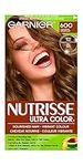 Garnier Nutrisse Ultra Color, Permanent Hair Dye, 600 Light Brown, Vibrant Colour, Silky and Smooth Hair Enriched With Avocado Oil, 1 Application