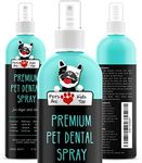 NEW Premium Pet Dental Spray (240ml): Best Way To Eliminate Bad Dog Breath & Bad Cat Breath Naturally Fights Plaque, Tartar & Gum Disease Without Brushing Spray In Mouth or Add to Water 1 btl