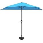 Half Umbrella Outdoor Patio Shade -
