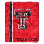 NCAA Texas Tech Red Raiders Jersey Sherpa on Sherpa Throw, 50" x 60"