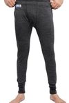 Pure Merino Wool Thermals Long John for Men Woolmark Cerified Dark Grey Thermal Bottom Winter Wear